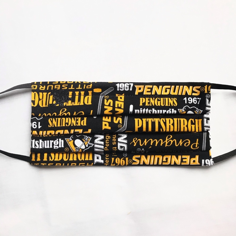 NWT - Handmade Adult Cloth Mask Penguins Print